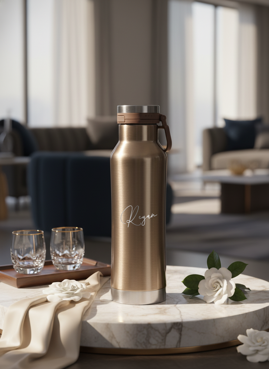 Personalized Elora Flip Top Lock Insulated Bottle – 750ml | 12hrs+ Hot & Cold | Premium Gifting | 3 Stunning Colors| 750ml bottles 1219 Avenue