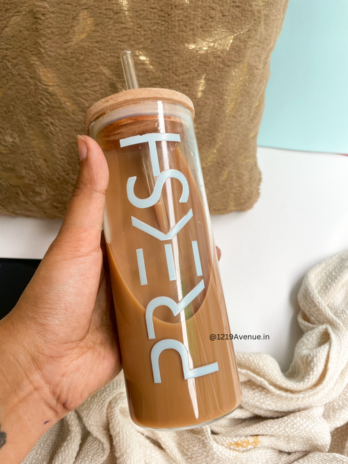 Personalized Grande Sipper 650ml |Name Customized| Coffee Tall Tumbler with straw and lid 22oz NO COD 1219 Avenue India