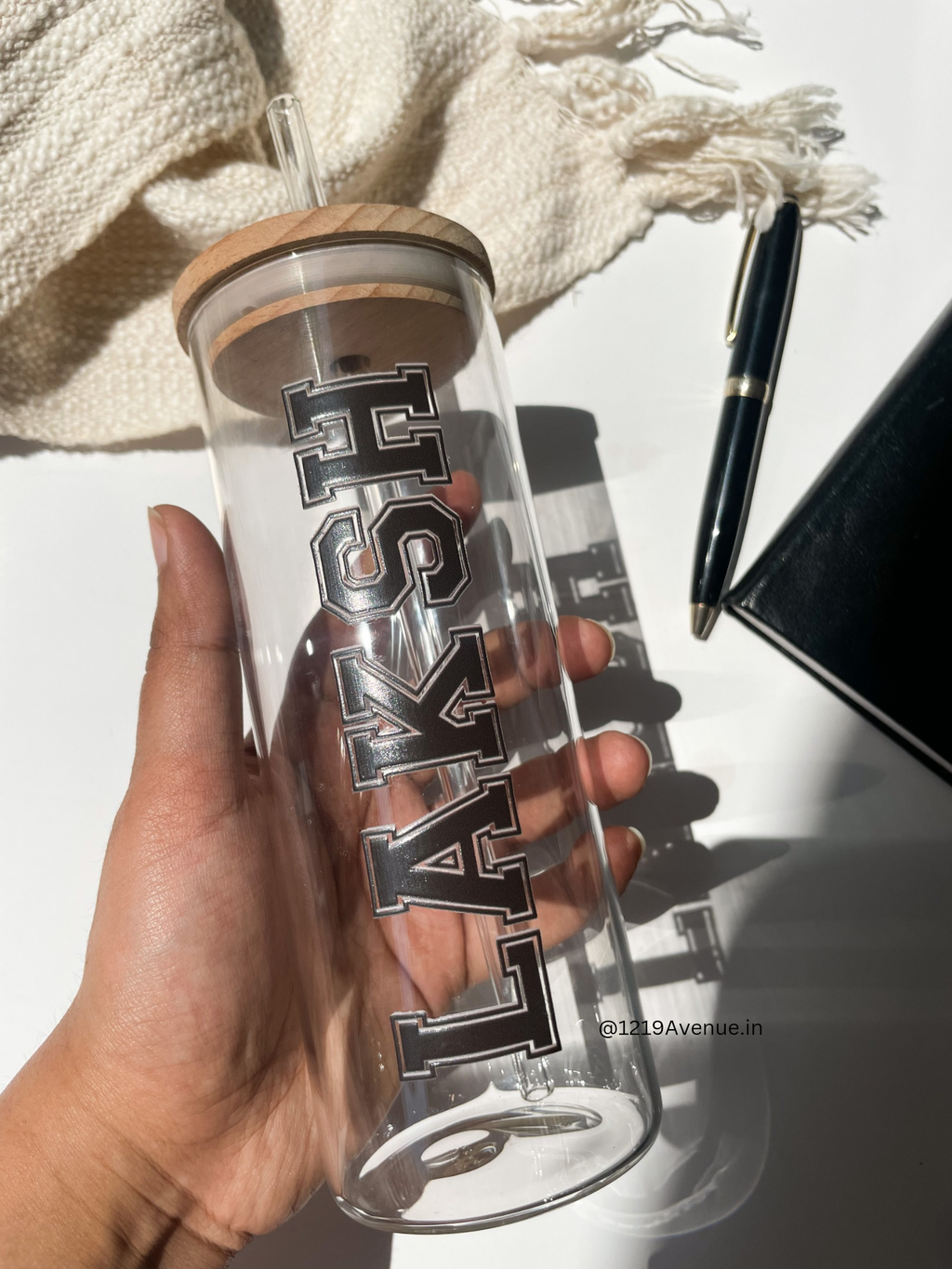 Personalized Grande Sipper 650ml |Name Customized| Coffee Tall Tumbler with straw and lid 22oz NO COD 1219 Avenue India