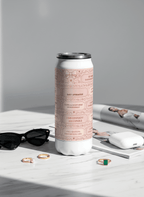Personalized Ivora Metal Can Sipper 500 ML | Veloura Affirmations Print | Double Walled Hot & Cold Tumbler 1219 Avenue