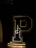 Personalized LED Side Table Lamp| Initial Letter and Name Customized| NO COD 1219 Avenue India
