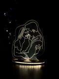 Personalized LED Side Table Lamp| Line Art Customized|Loved Ones Lamp | Valentines Special 1219 Avenue India