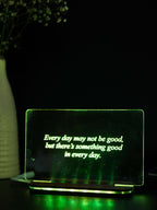 Personalized LED Side Table Lamp| Message/Quote Customized| NO COD 1219 Avenue India