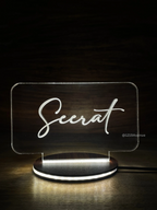 Personalized LED Side Table Lamp| Name Customized| NO COD 1219 Avenue India