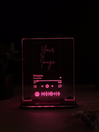 Personalized LED Side Table Lamp | Spotify Song and Image Customized | NO COD 1219 Avenue India