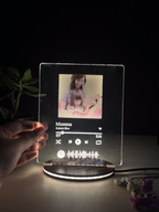 Personalized LED Side Table Lamp | Spotify Song and Image Customized | NO COD 1219 Avenue India