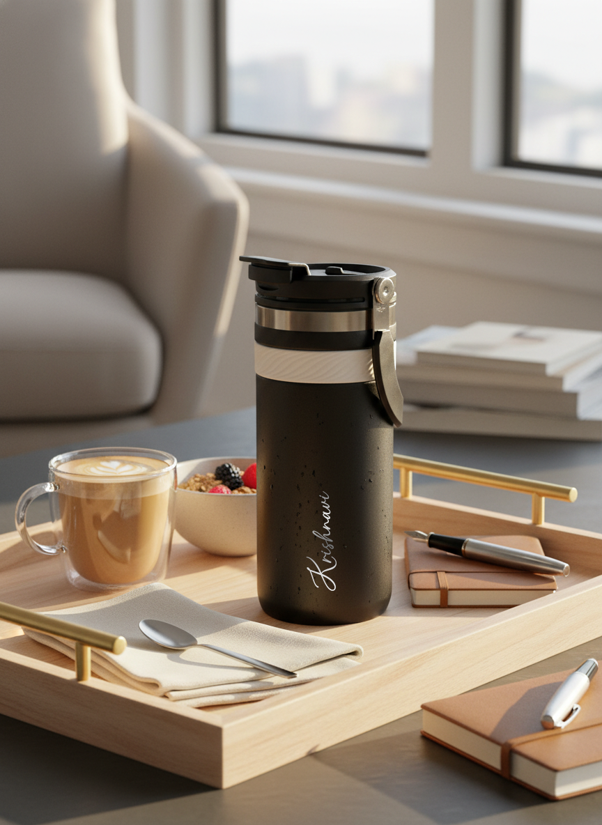 Personalized Mini Hydrator Tumbler 700ml | Double Wall Vacuum Insulated | Keeps Drinks Cold & Hot 18+ Hours | Gym & Travel Bottle 1219 Avenue