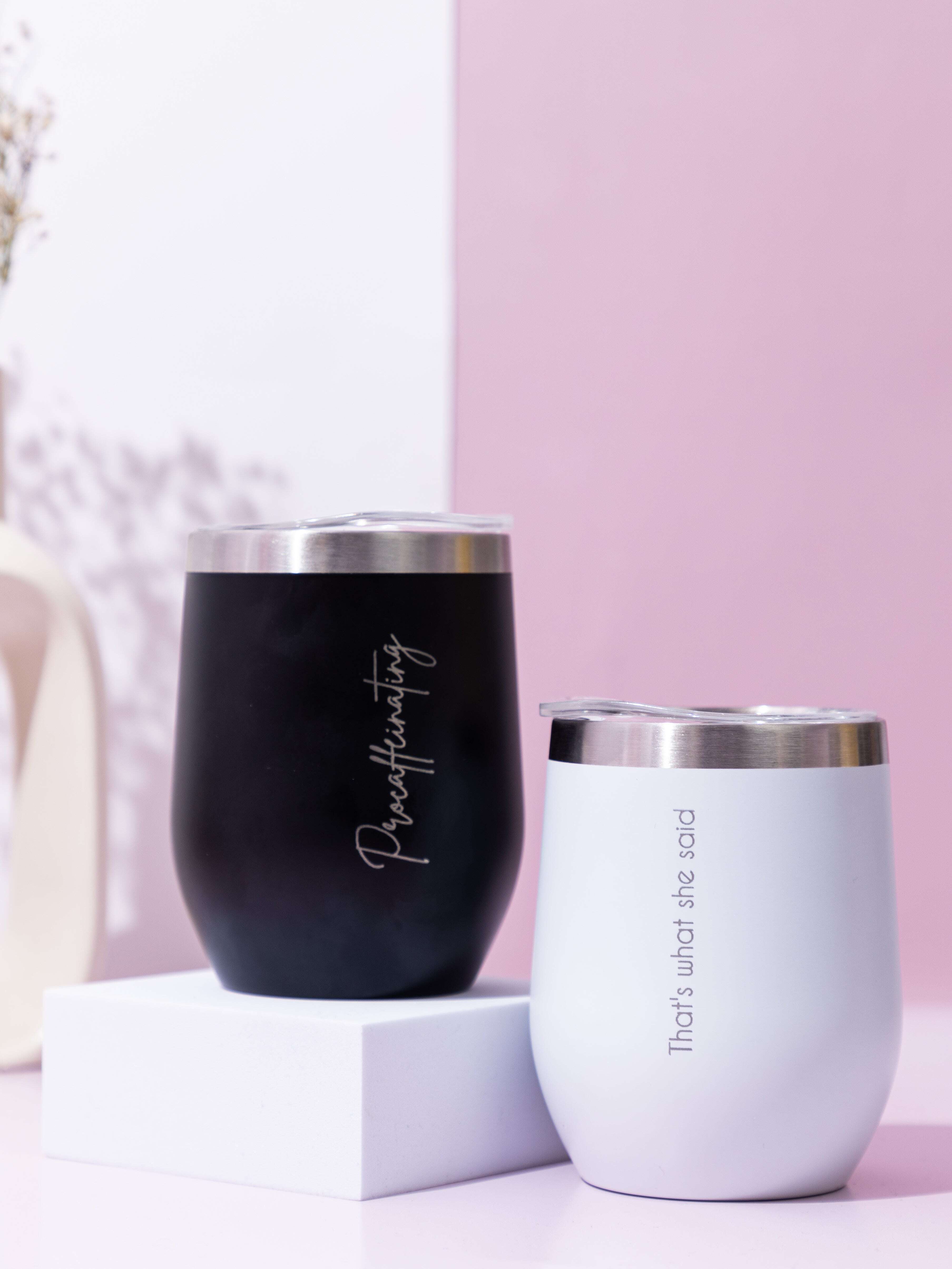 Personalized Name/Quote Benji Brew Coffee Flask 400ml 1219 Avenue India