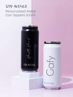Personalized Name/Quote Metal Can Sippers 500ml 1219 Avenue India