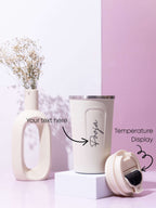 Personalized Name/Quote Temperature Display Portable Coffee Flask 500ml 1219 Avenue India