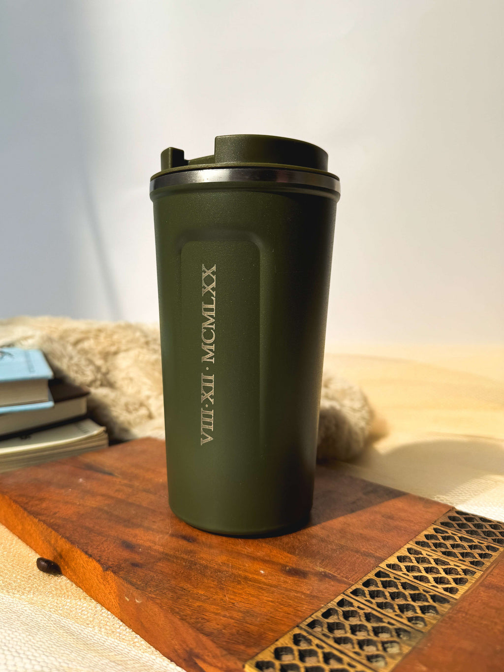 Personalized Name/Quote Temperature Display Portable Coffee Flask 500ml 1219 Avenue India