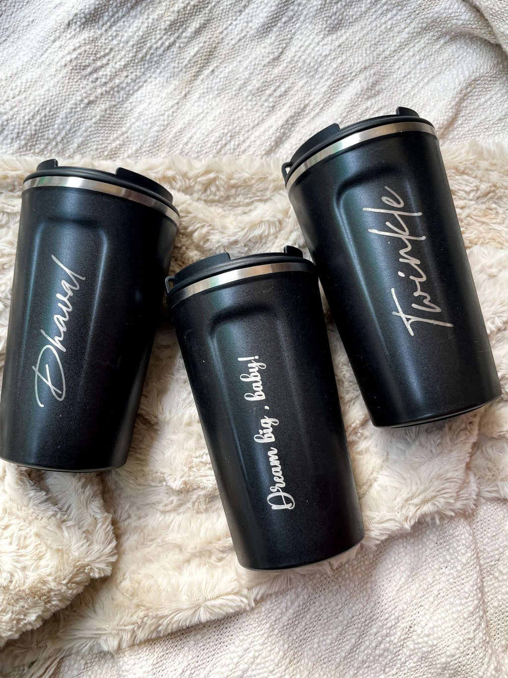 Personalized Name/Quote Temperature Display Portable Coffee Flask 500ml 1219 Avenue India