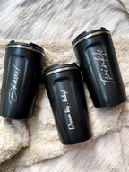 Personalized Name/Quote Temperature Display Portable Coffee Flask 500ml 1219 Avenue India