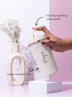 Personalized Name/Quote Temperature Display Portable Coffee Flask 500ml 1219 Avenue India