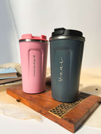 Personalized Name/Quote Temperature Display Portable Coffee Flask 500ml 1219 Avenue India