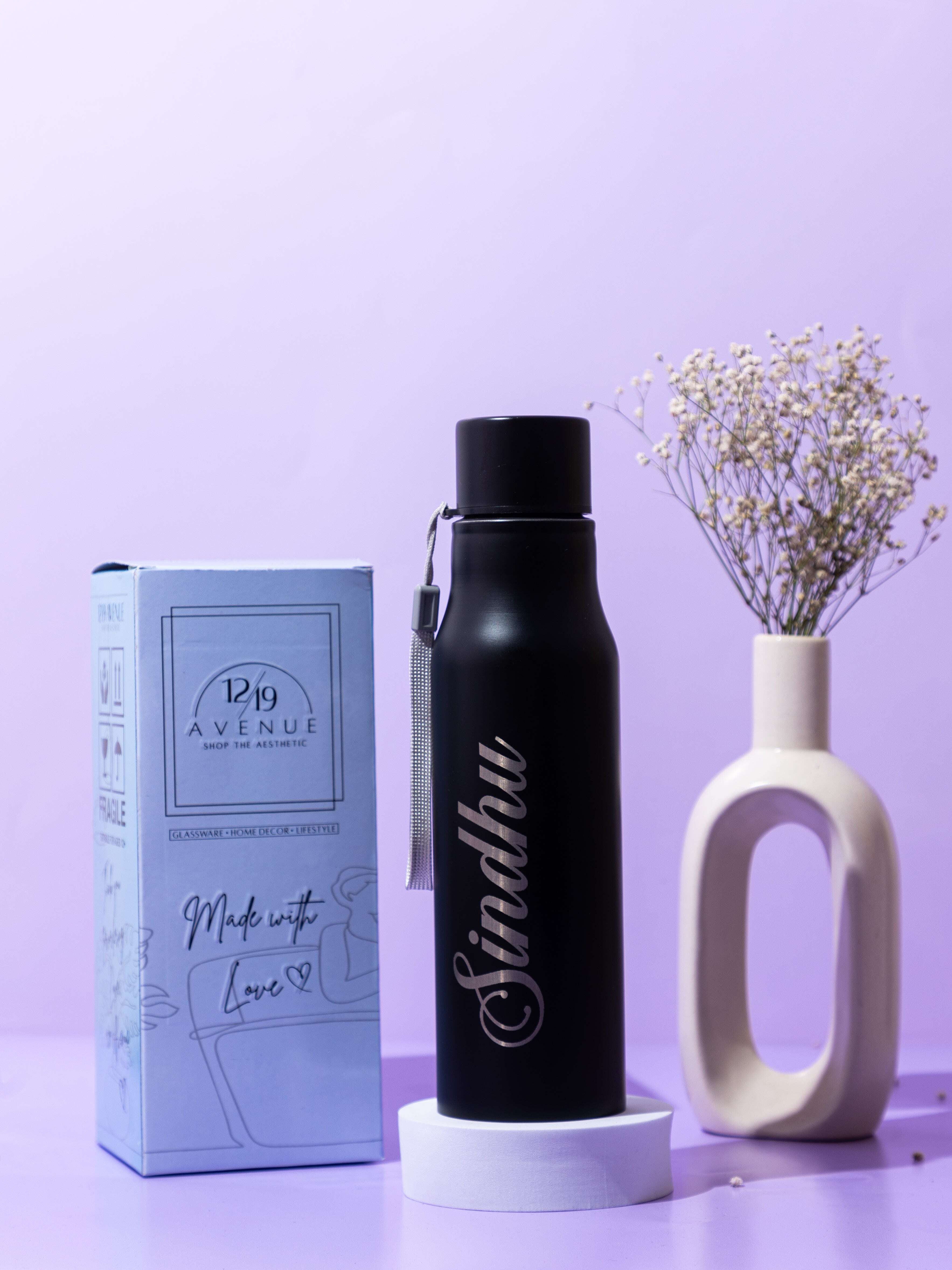 Personalized Name/Quote Tether Twist Bottle 750ML 1219 Avenue India