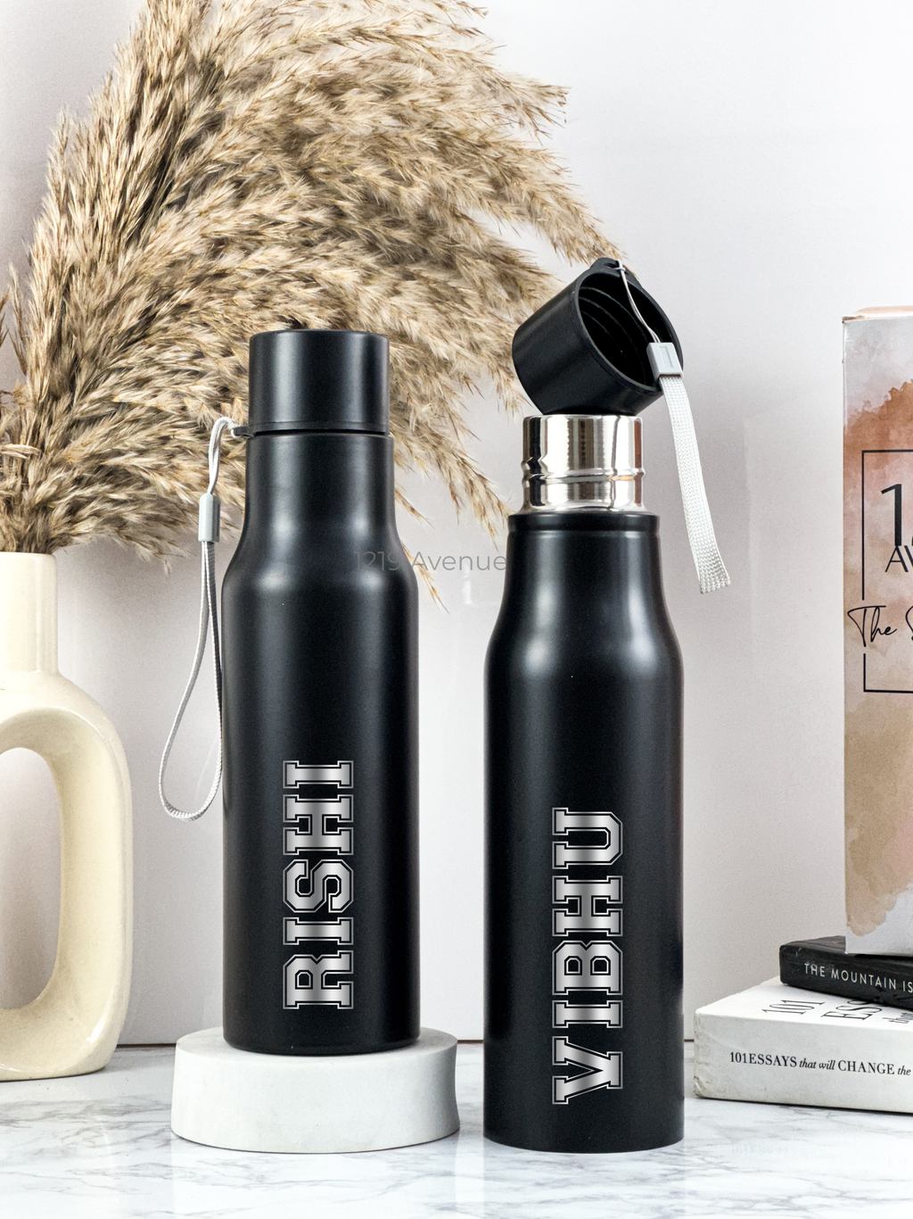 Personalized Name/Quote Tether Twist Bottle 750ML 1219 Avenue India