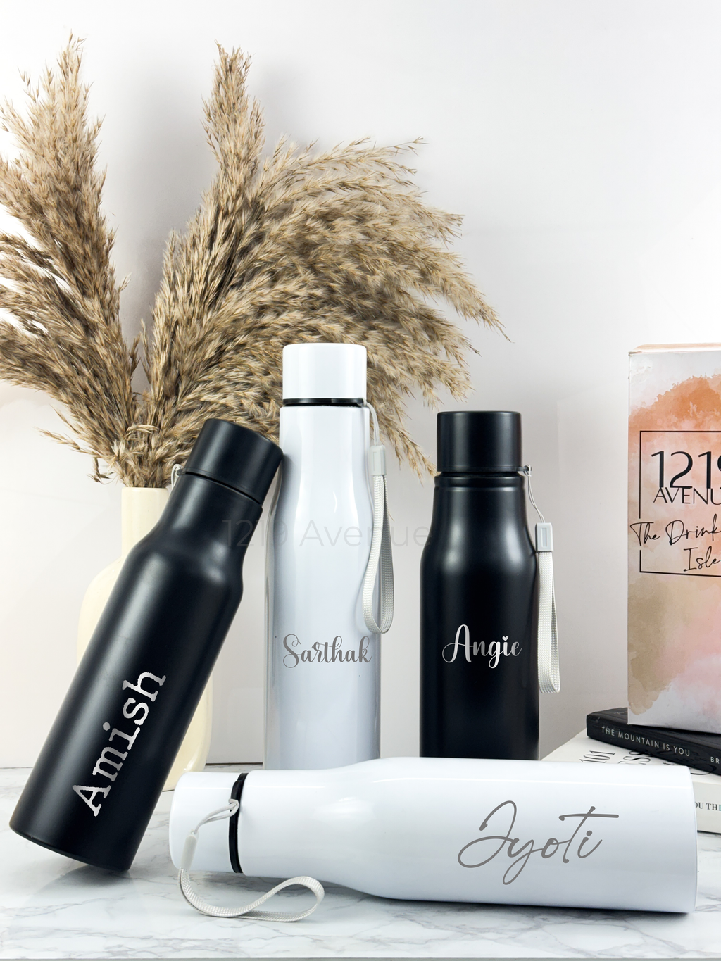 Personalized Name/Quote Tether Twist Bottle 750ML 1219 Avenue India