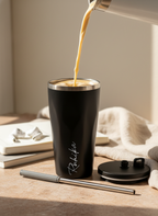Personalized ONYX Tumbler 500ml | Double Walled Insulated Hot & Cold Stainless Steel Tumbler | 0.5L Vacuum Travel Mug 1219 Avenue