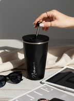 Personalized ONYX Tumbler 500ml | Double Walled Insulated Hot & Cold Stainless Steel Tumbler | 0.5L Vacuum Travel Mug 1219 Avenue