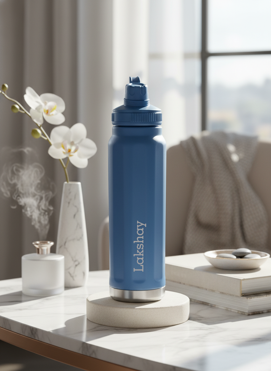 Personalized PACE AURA Insulated Water Bottle 750ml - Vacuum Sealed Stainless Steel Gym Bottle, Keeps Hot & Cold for 10+ Hours, Leakproof Sports Bottle for Travel & Fitness 1219 Avenue