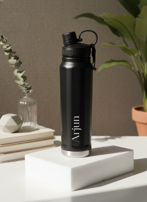 Personalized PACE AURA Insulated Water Bottle 750ml - Vacuum Sealed Stainless Steel Gym Bottle, Keeps Hot & Cold for 10+ Hours, Leakproof Sports Bottle for Travel & Fitness 1219 Avenue