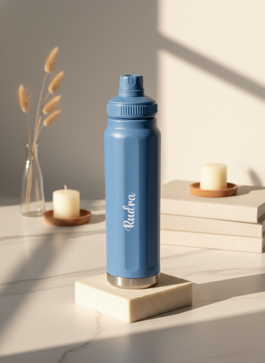 Personalized PACE AURA Insulated Water Bottle 750ml - Vacuum Sealed Stainless Steel Gym Bottle, Keeps Hot & Cold for 10+ Hours, Leakproof Sports Bottle for Travel & Fitness 1219 Avenue