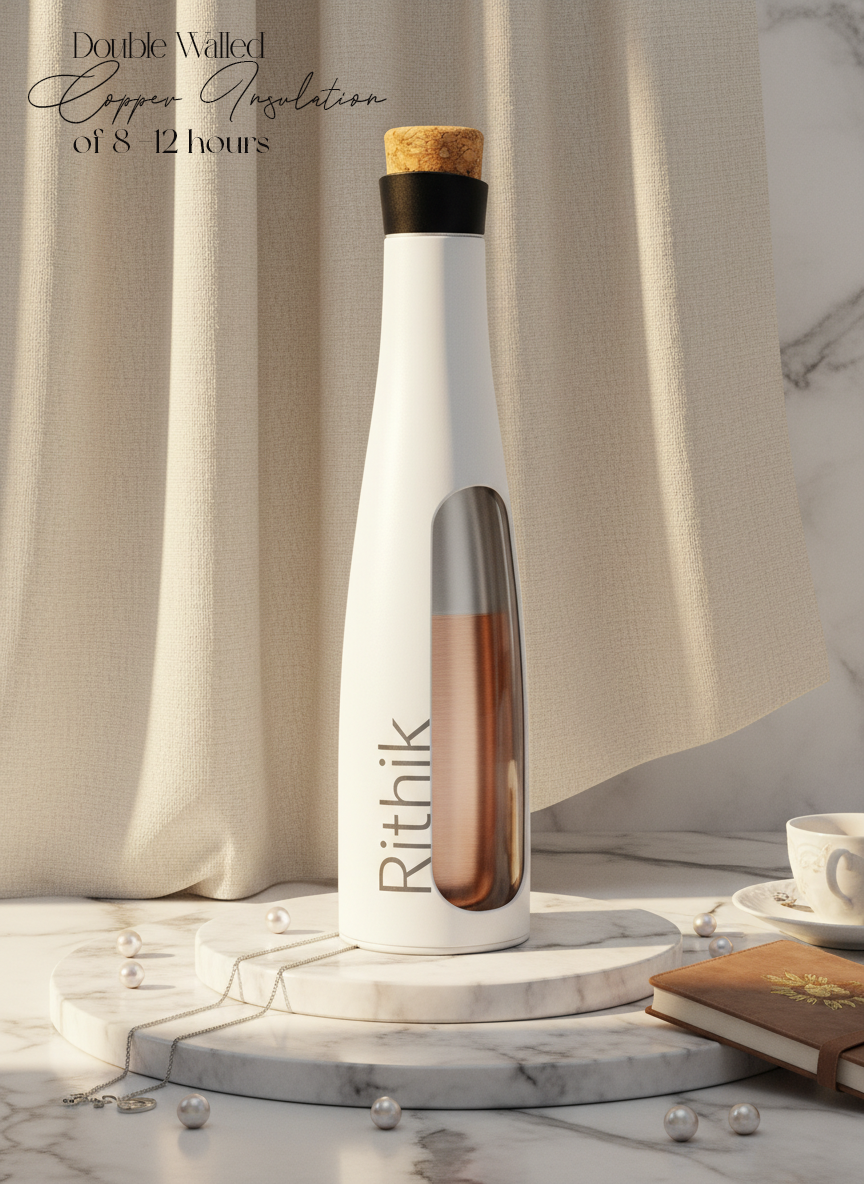 Personalized Recherche Wine Shaped Insulated Bottles 18hrs+ Hot and Cold 1219 Avenue India