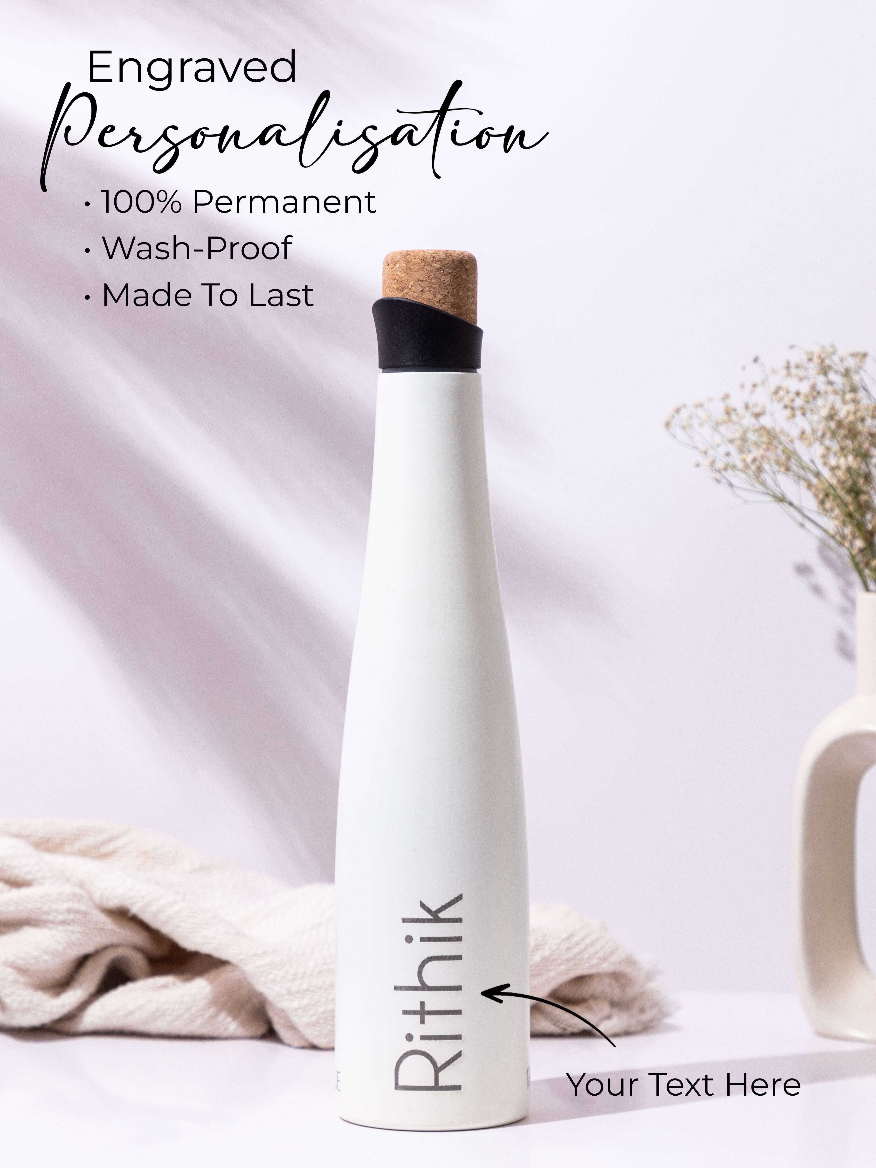 Personalized Recherche Wine Shaped Insulated Bottles 18hrs+ Hot and Cold 1219 Avenue India