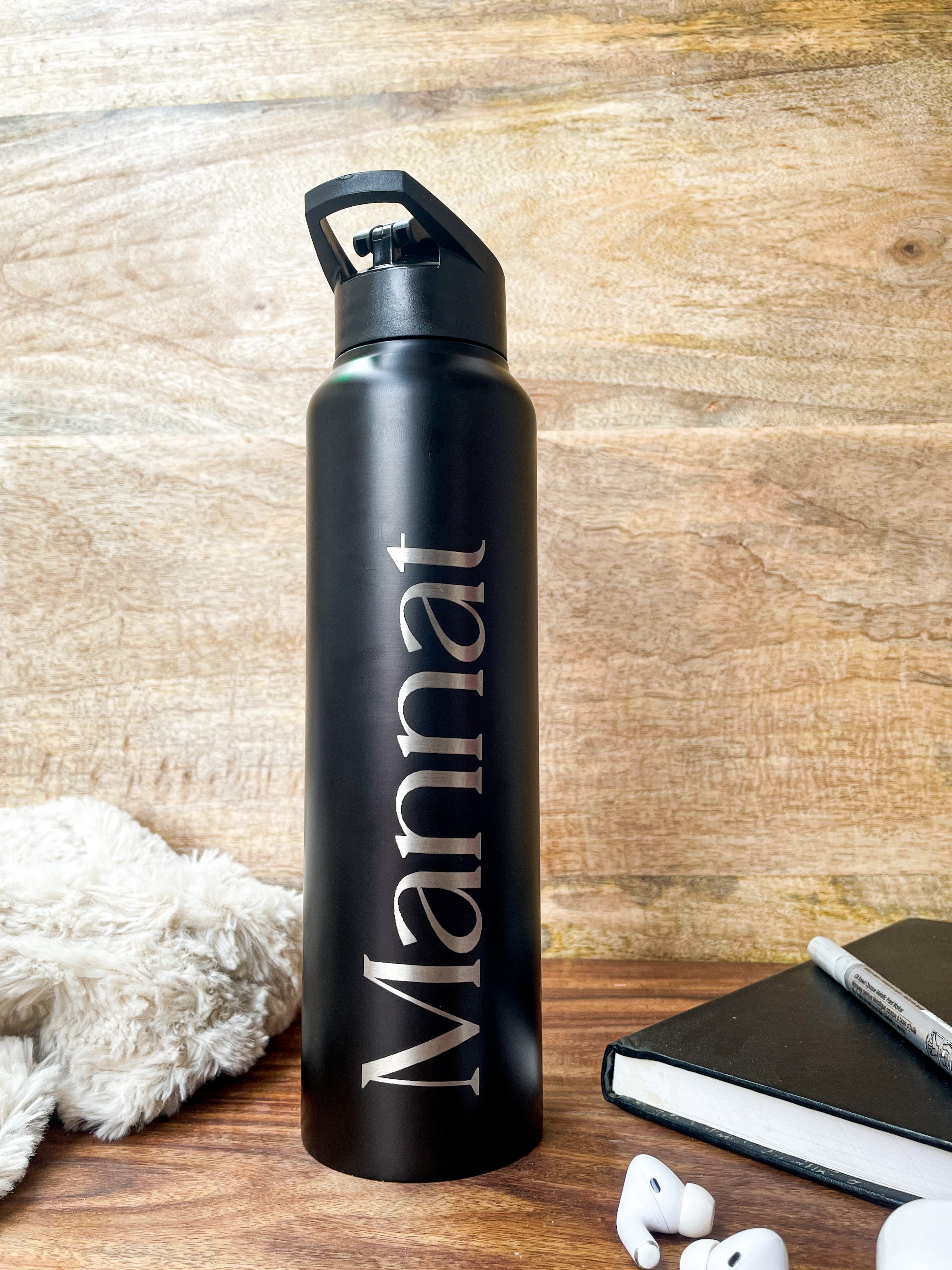 Personalized Stainless Steel, Single Walled Bottles 1000ml 1219 Avenue