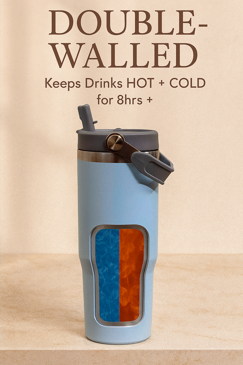 Personalized WayFay Double Walled Insulated 12 hrs+ Tumblers 950 ML | 1 litre | Premium Gifting 1219 Avenue India