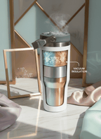 Personalized WayFay Double Walled Insulated 12 hrs+ Tumblers 1000 ML | 1 litre | Premium Gifting 1219 Avenue