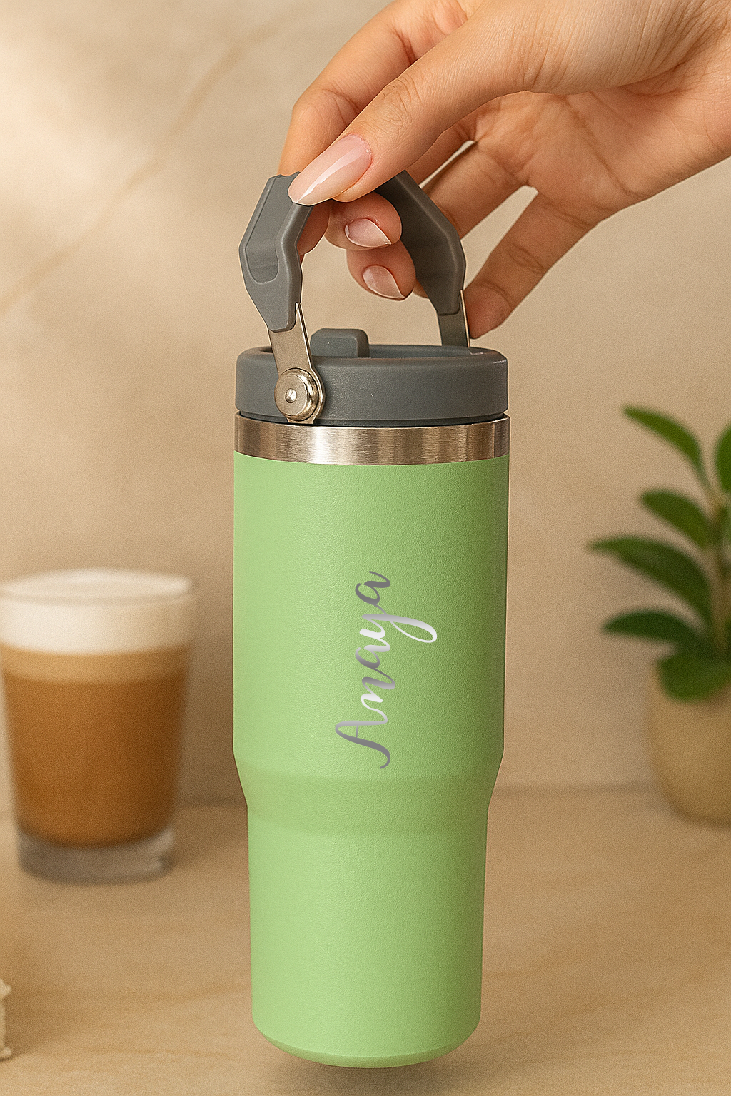 Personalized WayFay Double Walled Insulated 12 hrs+ Tumblers 950 ML | 1 litre | Premium Gifting 1219 Avenue India
