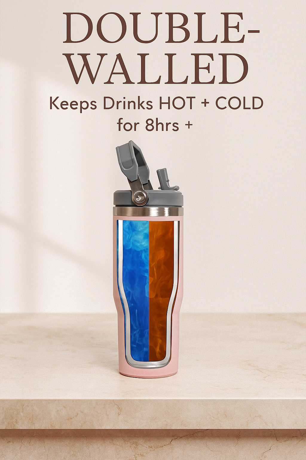 Personalized WayFay Double Walled Insulated 12 hrs+ Tumblers 950 ML | 1 litre | Premium Gifting 1219 Avenue India