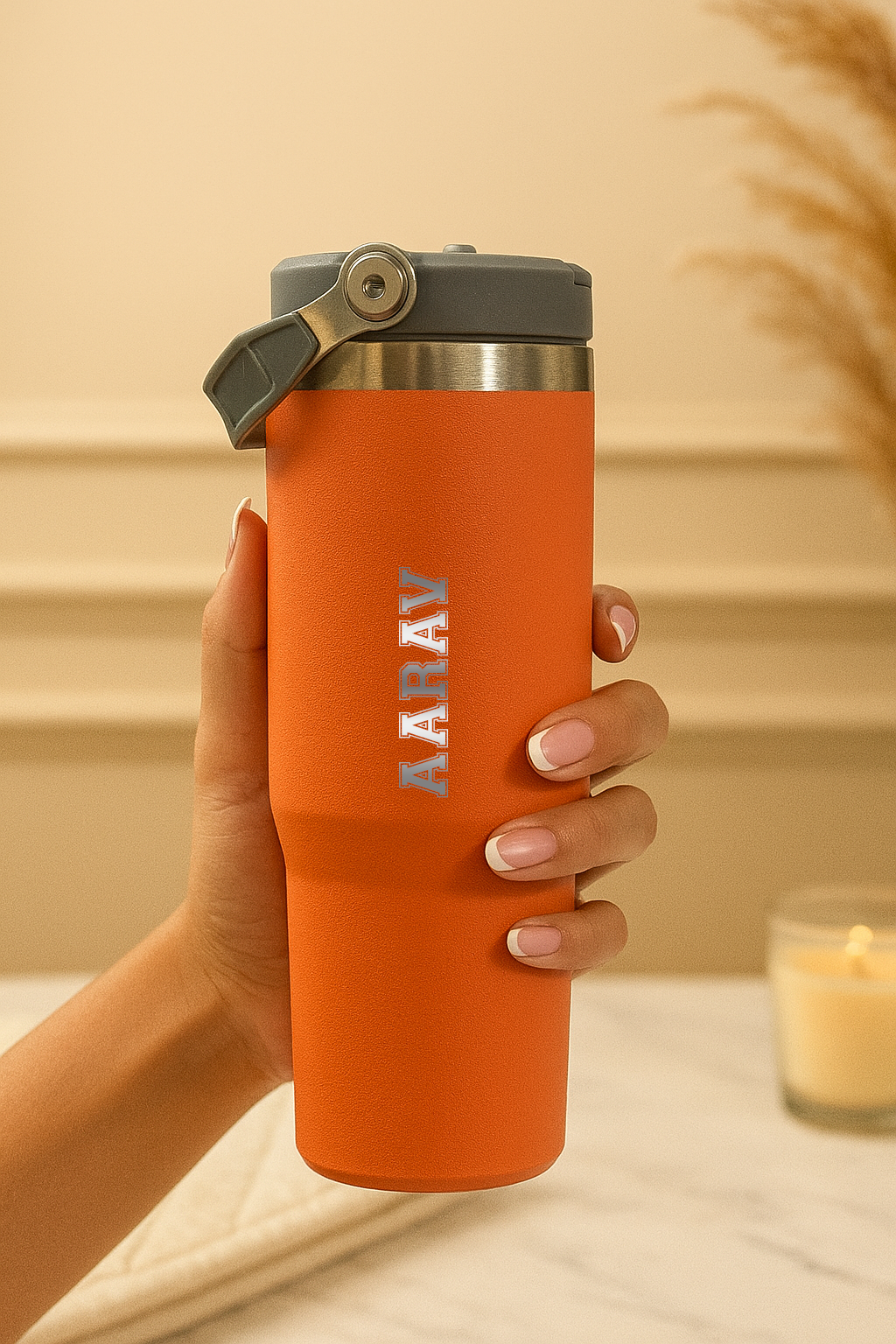Personalized WayFay Double Walled Insulated 12 hrs+ Tumblers 950 ML | 1 litre | Premium Gifting 1219 Avenue India