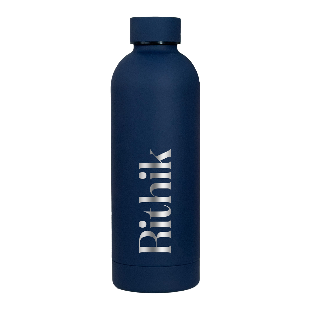 Personalized Bae-Sic Double Walled Insulated Bottles 500 ML| Name/Quote| Double Walled Insulated | 8-10hrs Hot And Cold |NO COD