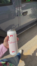 Ivora Metal Can Sipper 500 ML|Believe & Achieve Print | Double Walled Hot And Cold Tumbler