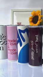 Colossal Tumbler 700ML with Straw | Bouji Black Hearts Print |Double Walled Insulated Tumbler 7-8 hrs