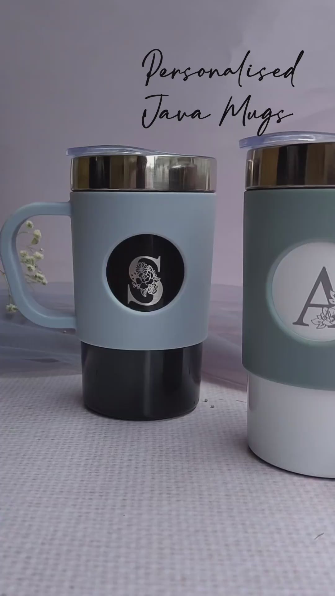 Personalized Name Initial Jawa Mugs 450ml