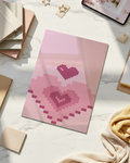 Printed 4K Ultra Gloss Metal Frame A3 Size | Digital Love Print | 1.2mm Premium Thickness Wall Frame (12x18 Inches) 1219 Avenue