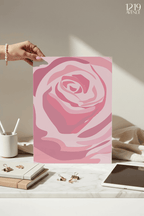 Printed 4K Ultra Gloss Metal Frame A3 Size | Endless Rose Print | 1.2mm Premium Thickness Wall Frame (12x18 Inches) 1219 Avenue