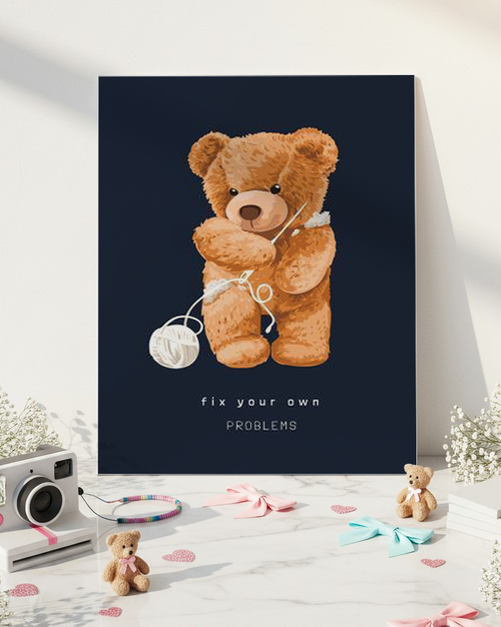 Printed 4K Ultra Gloss Metal Frame A3 Size | Fix It Yourself Print | 1.2mm Premium Thickness Wall Frame (12x18 Inches) 1219 Avenue