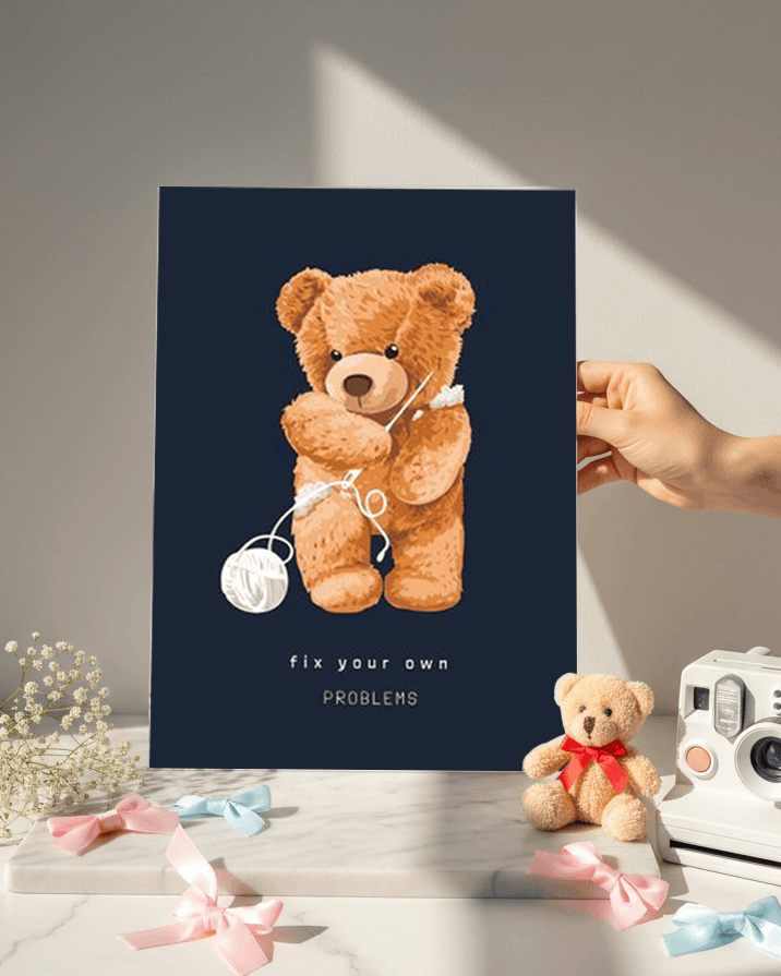 Printed 4K Ultra Gloss Metal Frame A3 Size | Fix It Yourself Print | 1.2mm Premium Thickness Wall Frame (12x18 Inches) 1219 Avenue