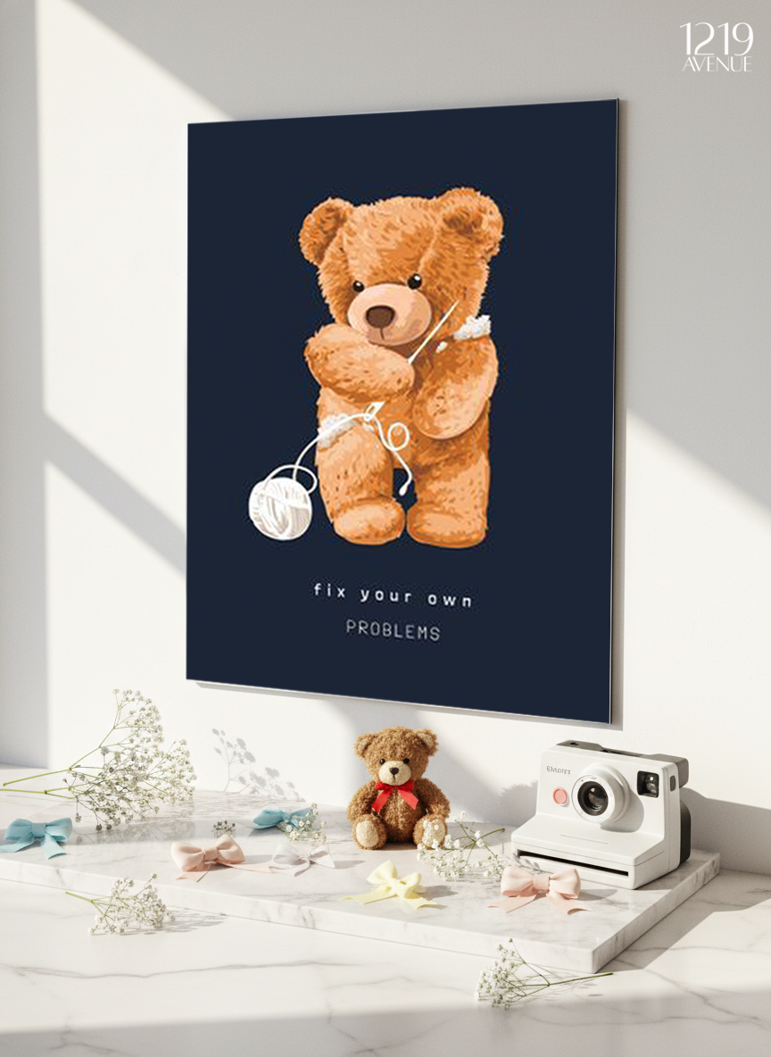 Printed 4K Ultra Gloss Metal Frame A3 Size | Fix It Yourself Print | 1.2mm Premium Thickness Wall Frame (12x18 Inches) 1219 Avenue