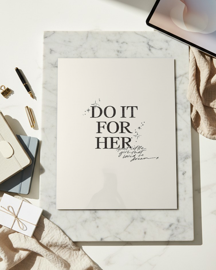Printed 4K Ultra Gloss Metal Frame A3 Size | For Her Print | 1.2mm Premium Thickness Wall Frame (12x18 Inches) 1219 Avenue