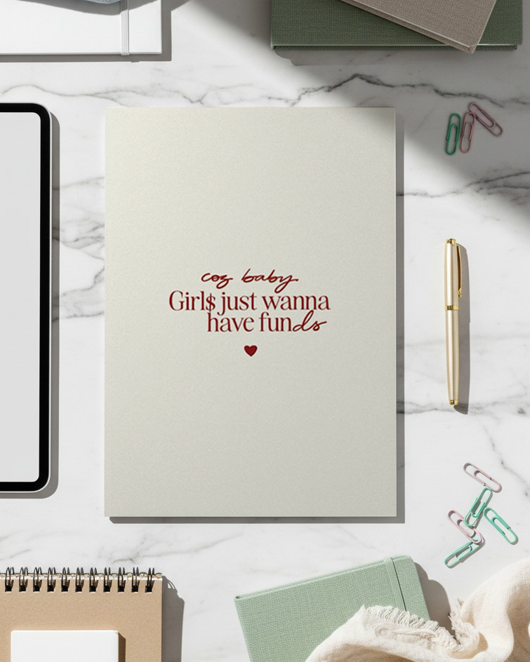 Printed 4K Ultra Gloss Metal Frame A3 Size | Girls Just Wanna Have Fun Print | 1.2mm Premium Thickness Wall Frame (12x18 Inches) 1219 Avenue
