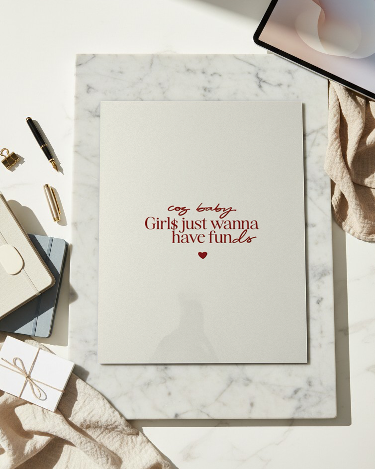 Printed 4K Ultra Gloss Metal Frame A3 Size | Girls Just Wanna Have Fun Print | 1.2mm Premium Thickness Wall Frame (12x18 Inches) 1219 Avenue