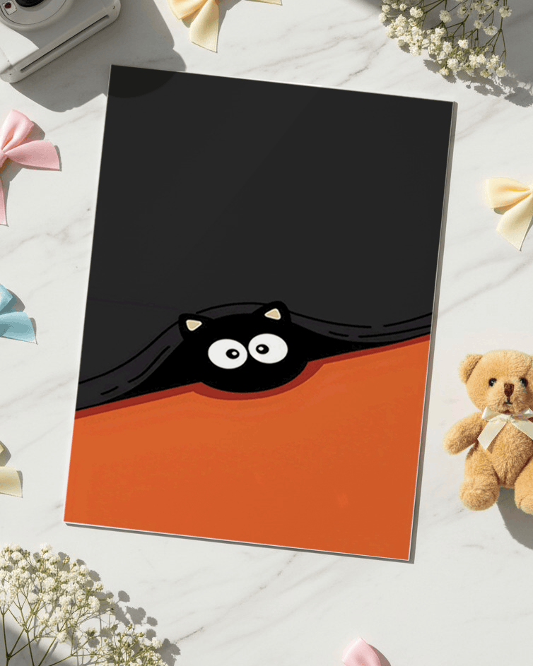 Printed 4K Ultra Gloss Metal Frame A3 Size | Little Spy Print | 1.2mm Premium Thickness Wall Frame (12x18 Inches) 1219 Avenue