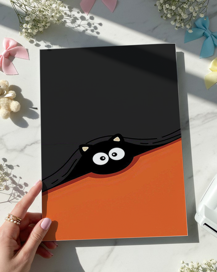 Printed 4K Ultra Gloss Metal Frame A3 Size | Little Spy Print | 1.2mm Premium Thickness Wall Frame (12x18 Inches) 1219 Avenue