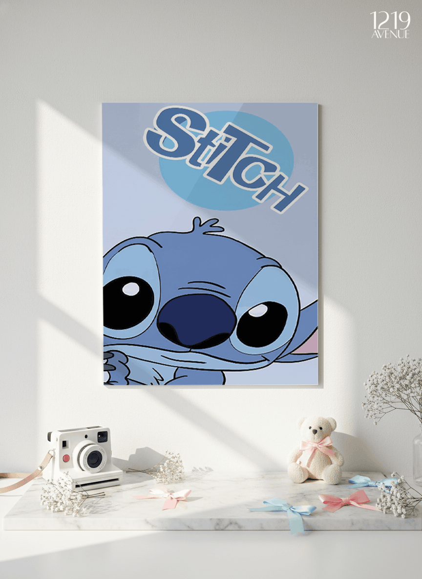Printed 4K Ultra Gloss Metal Frame A3 Size | Little Trouble Print | 1.2mm Premium Thickness Wall Frame (12x18 Inches) 1219 Avenue